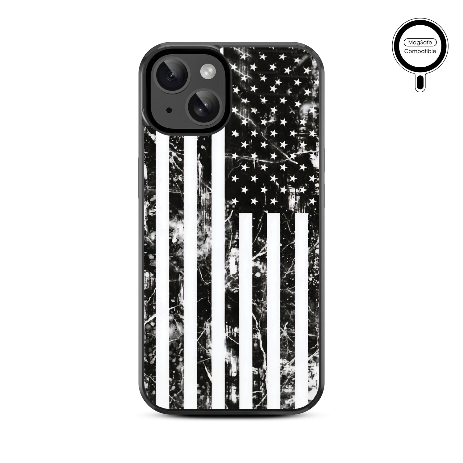 MyBat Design Lab Series MagSafe Case for Apple iPhone 15 (6.1) - Distress US Flag - MIP15CSLESMSM344-3.jpg