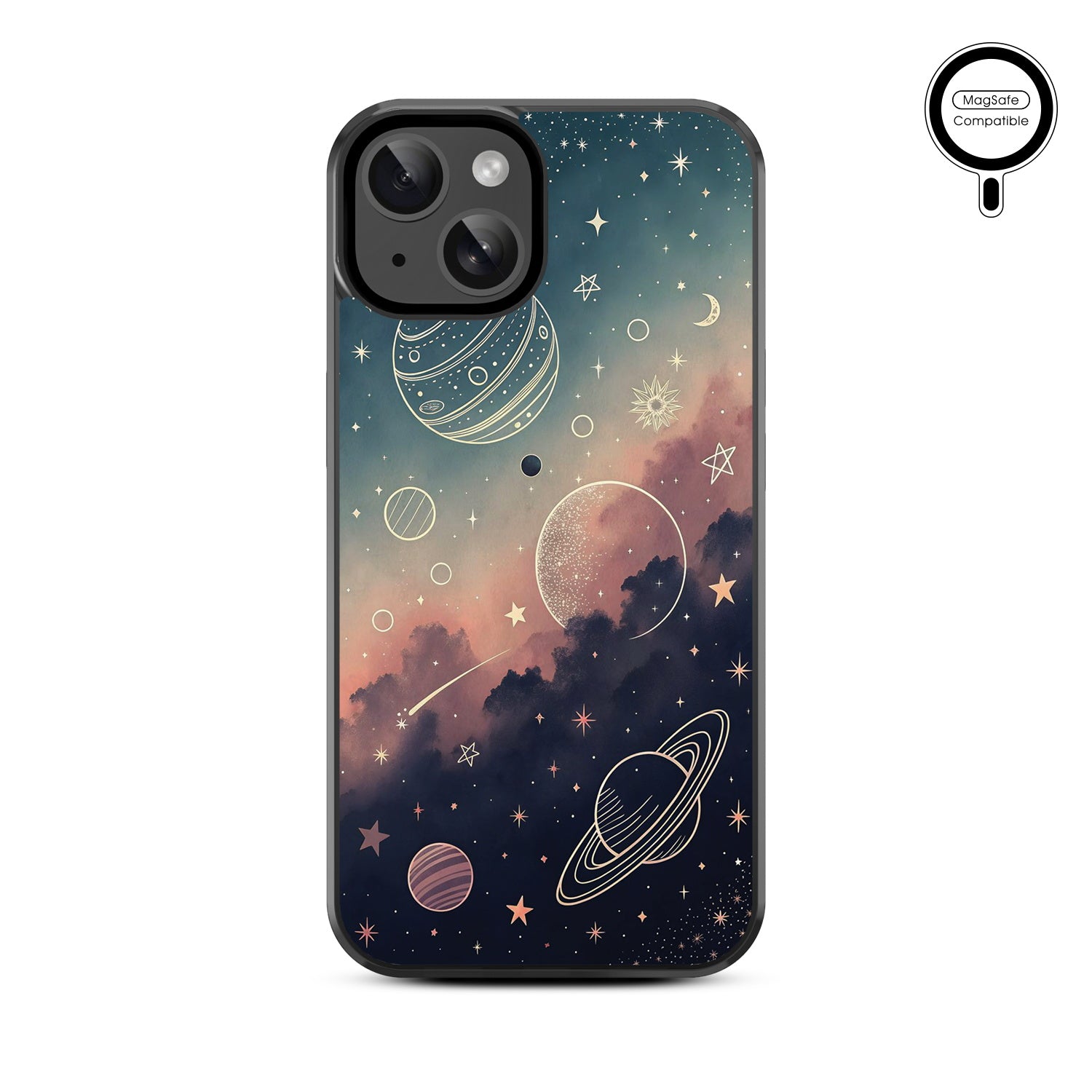 MyBat Design Lab Series MagSafe Case for Apple iPhone 15 (6.1) - Planets and Stars - MIP15CSLESMSM356-3.jpg