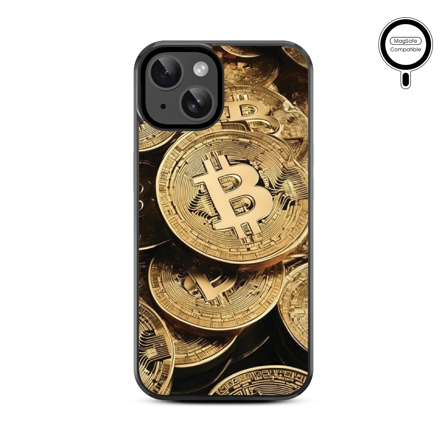 MyBat Design Lab Series MagSafe Case for Apple iPhone 15 (6.1) - Bitcoin - MIP15CSLESMSM357-3.jpg