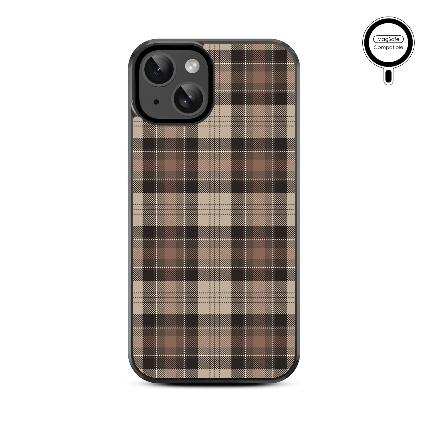 MyBat Design Lab Series MagSafe Case for Apple iPhone 15 (6.1) - Mocha Flannel - MIP15CSLESMSM431-3.jpg