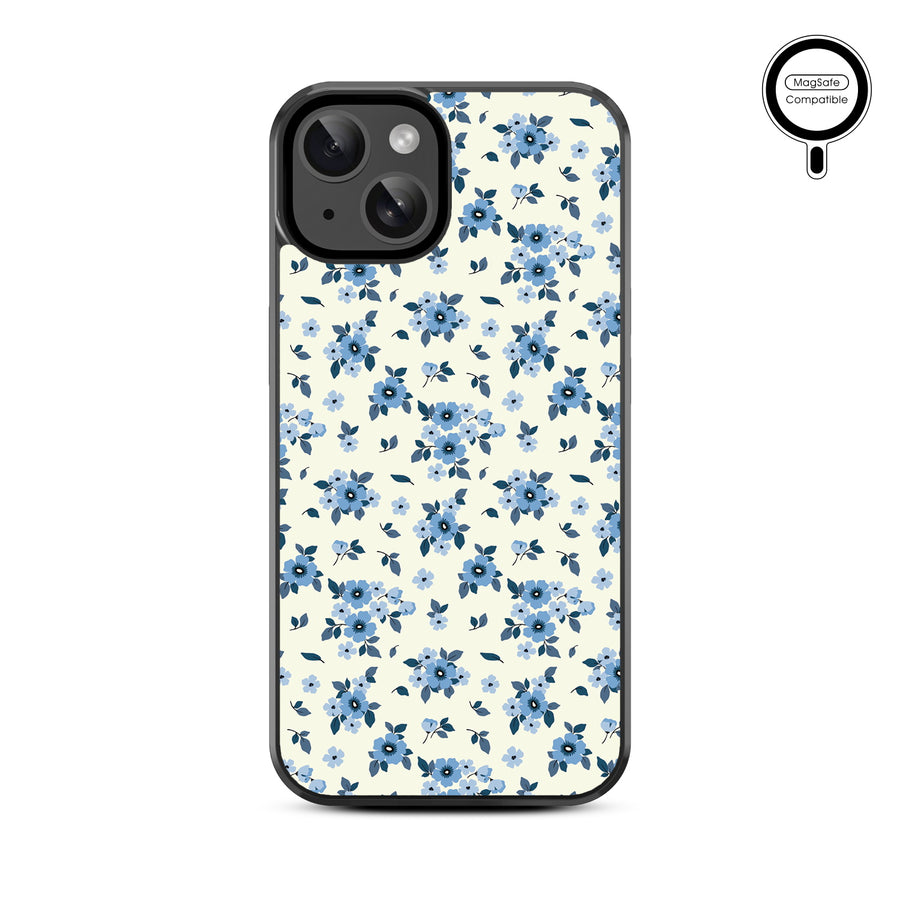 MyBat Design Lab Series MagSafe Case for Apple iPhone 15 (6.1) - Porcelain Petals - MIP15CSLESMSM437-3.jpg