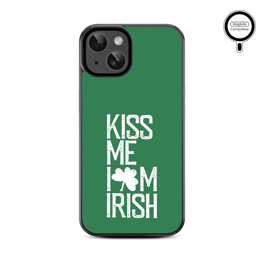 MyBat Design Lab Series MagSafe Case for Apple iPhone 15 - Kiss Me I'm Irish - MIP15CSLESMSM465-3.jpg