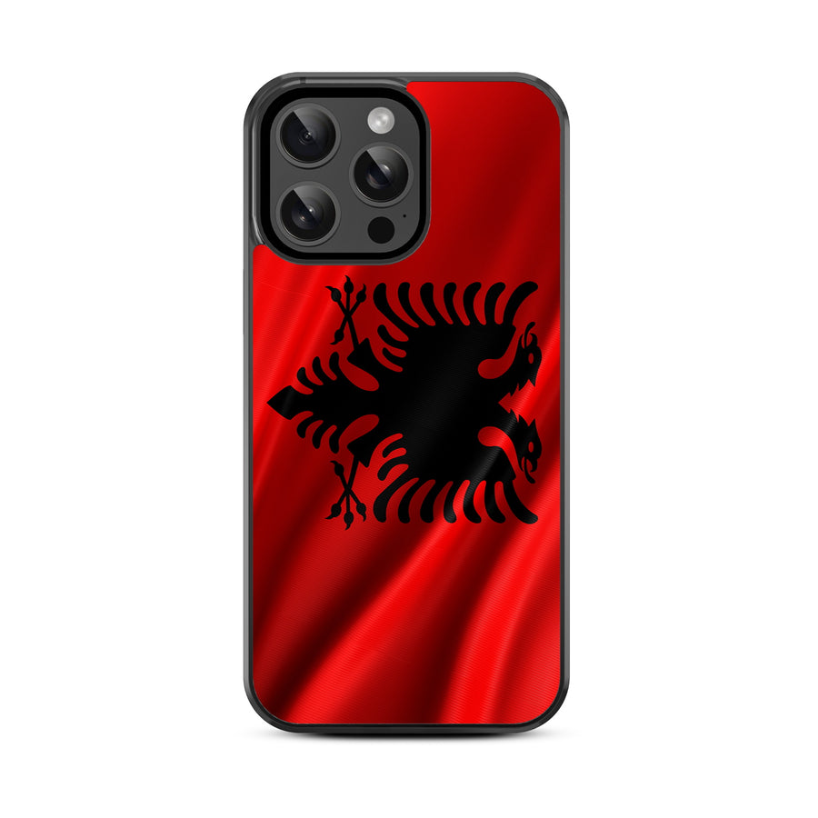 MyBat Design Lab Series Case for Apple iPhone 15 Pro (6.1) - Albania Flag - MIP15PCSLESM140-3.jpg