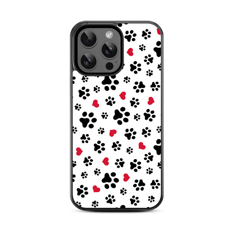 MyBat Design Lab Series Case for Apple iPhone 15 Pro Max (6.7) - Paw Prints and Hearts - MIP15PMCSLESM001-3.jpg