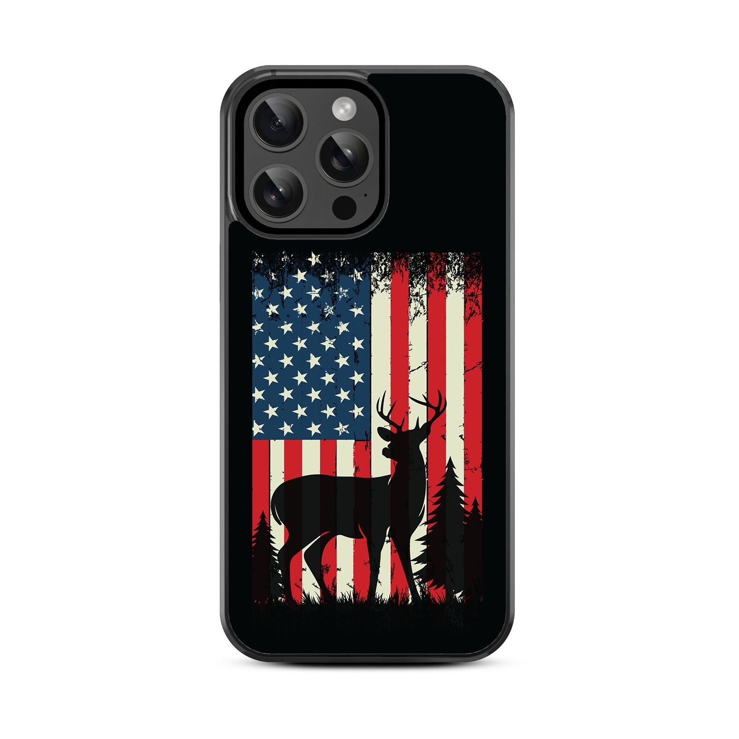 MyBat Design Lab Series Case for Apple iPhone 15 Pro Max (6.7) - Stars, Stripes and Stags - MIP15PMCSLESM319-3.jpg