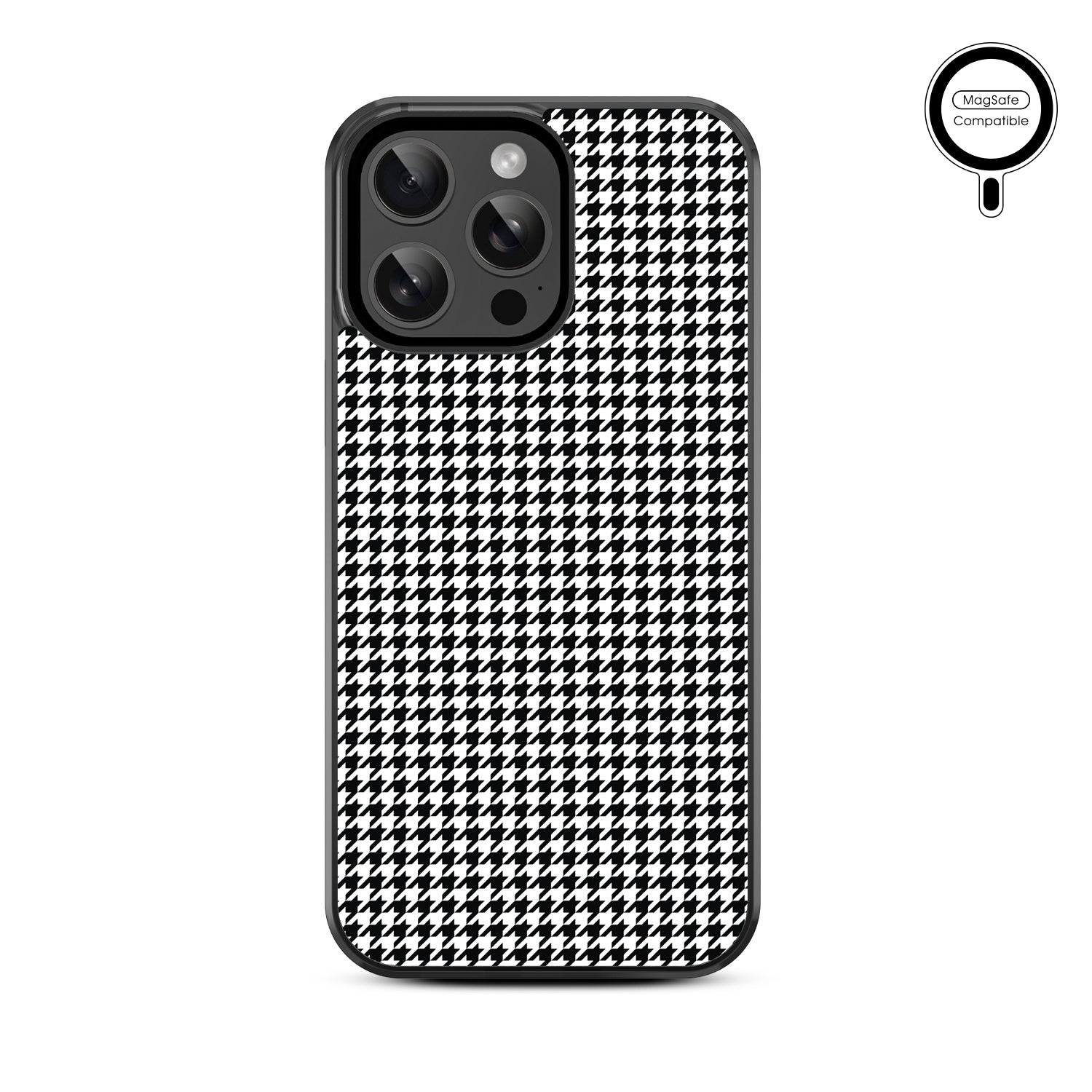MyBat Design Lab Series MagSafe Case for Apple iPhone 15 Pro Max (6.7) - Classic Houndstooth - MIP15PMCSLESMSM215-3.jpg