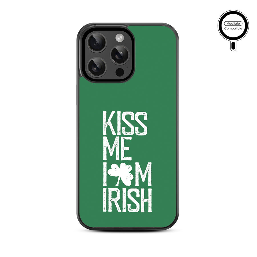 MyBat Design Lab Series MagSafe Case for Apple iPhone 15 Pro Max - Kiss Me I'm Irish - MIP15PMCSLESMSM465-3.jpg