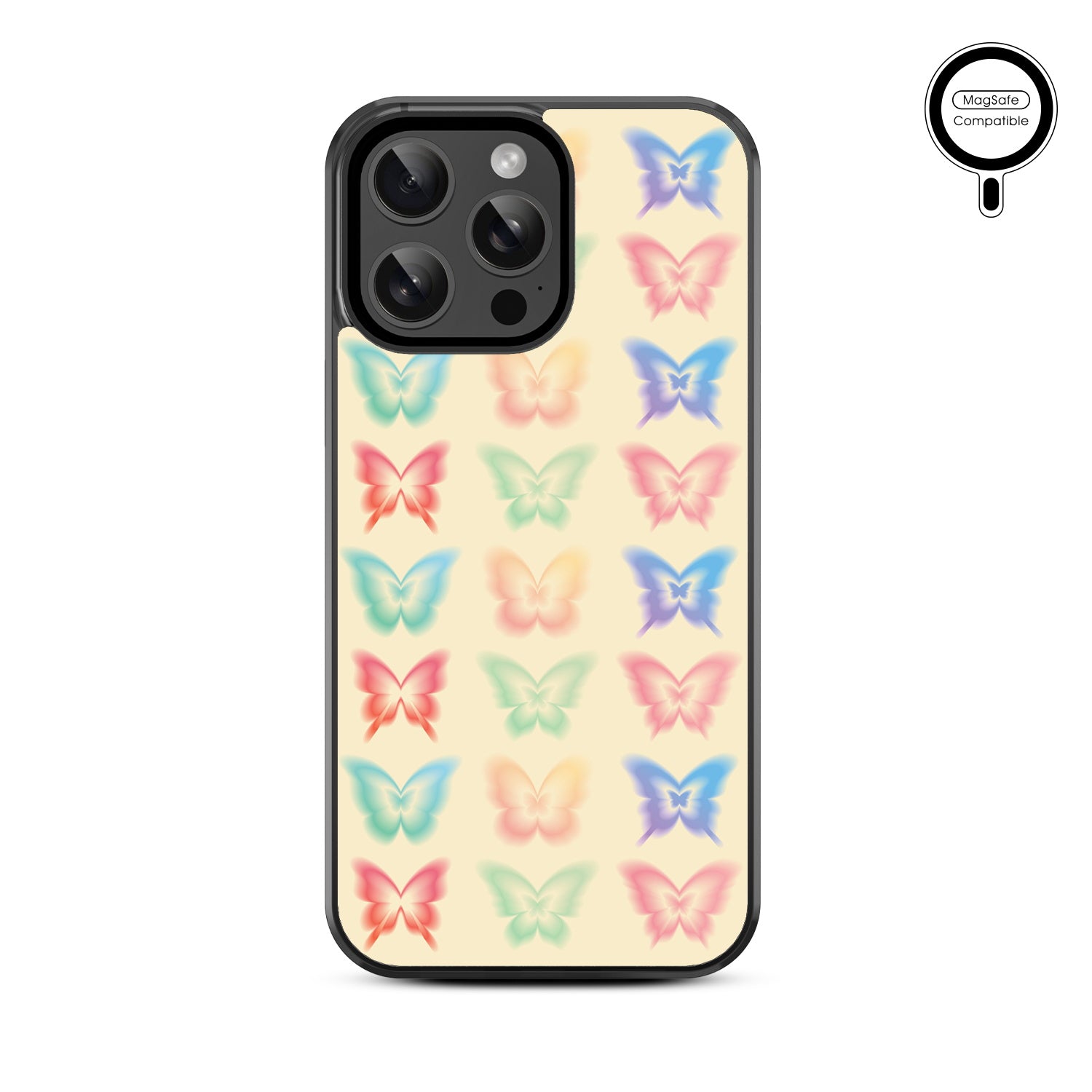 MyBat Design Lab Series MagSafe Case for Apple iPhone 15 Pro Max - Technicolor Butterflies - MIP15PMCSLESMSM487-3.jpg