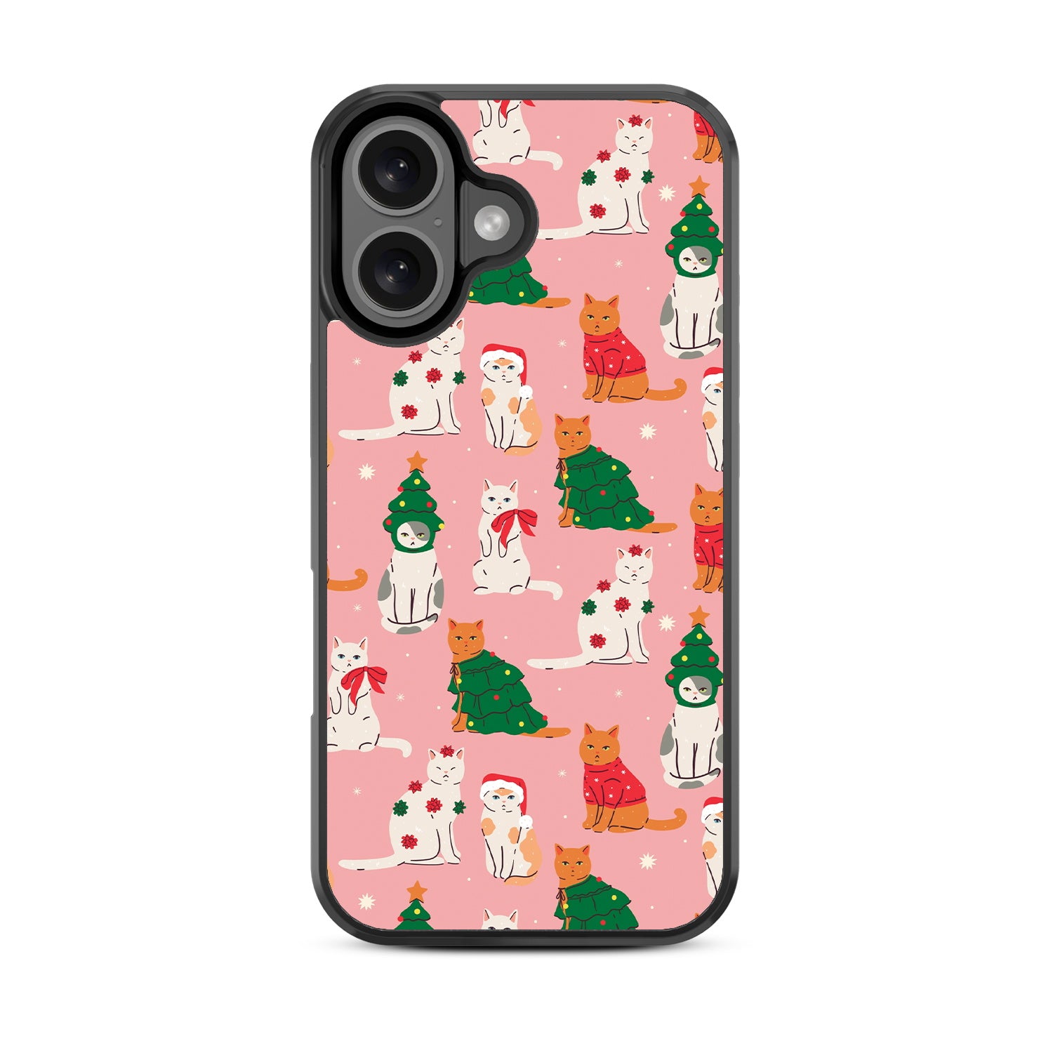 MyBat Design Lab Series Case for Apple iPhone 16 - Meowy Christmas - MIP16CSLESM286-3.jpg