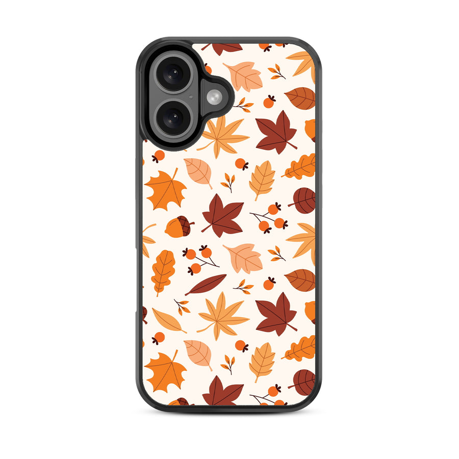 MyBat Design Lab Series Case for Apple iPhone 16 - Falling Leaves - MIP16CSLESM424-3.jpg