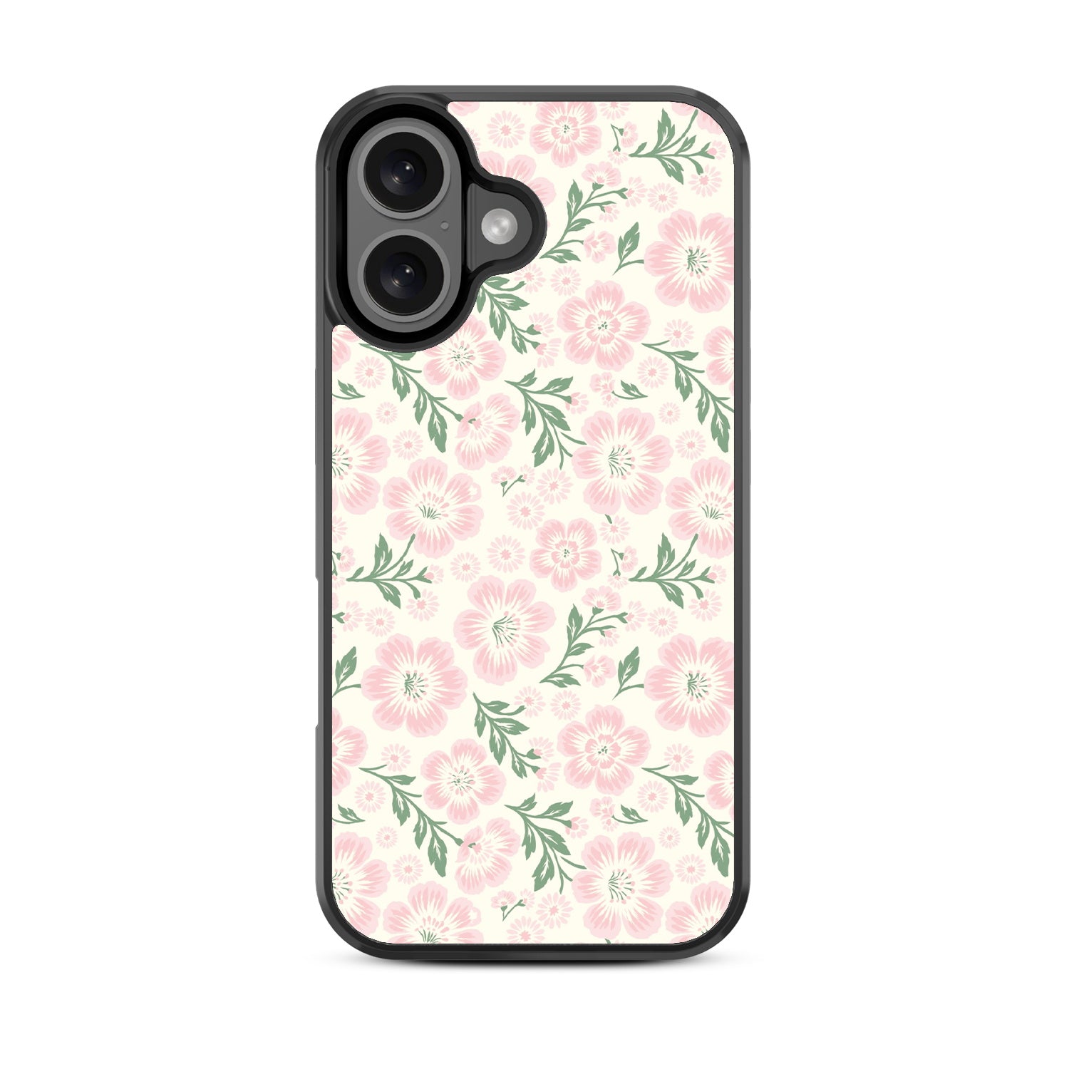 MyBat Design Lab Series Case for Apple iPhone 16 - Pink Posies - MIP16CSLESM473-3.jpg