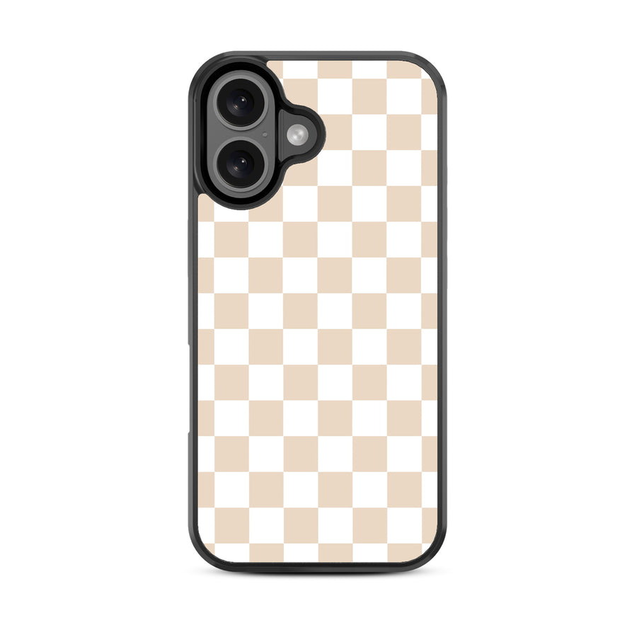 MyBat Design Lab Series Case for Apple iPhone 16 - Tan Check - MIP16CSLESM475-3.jpg
