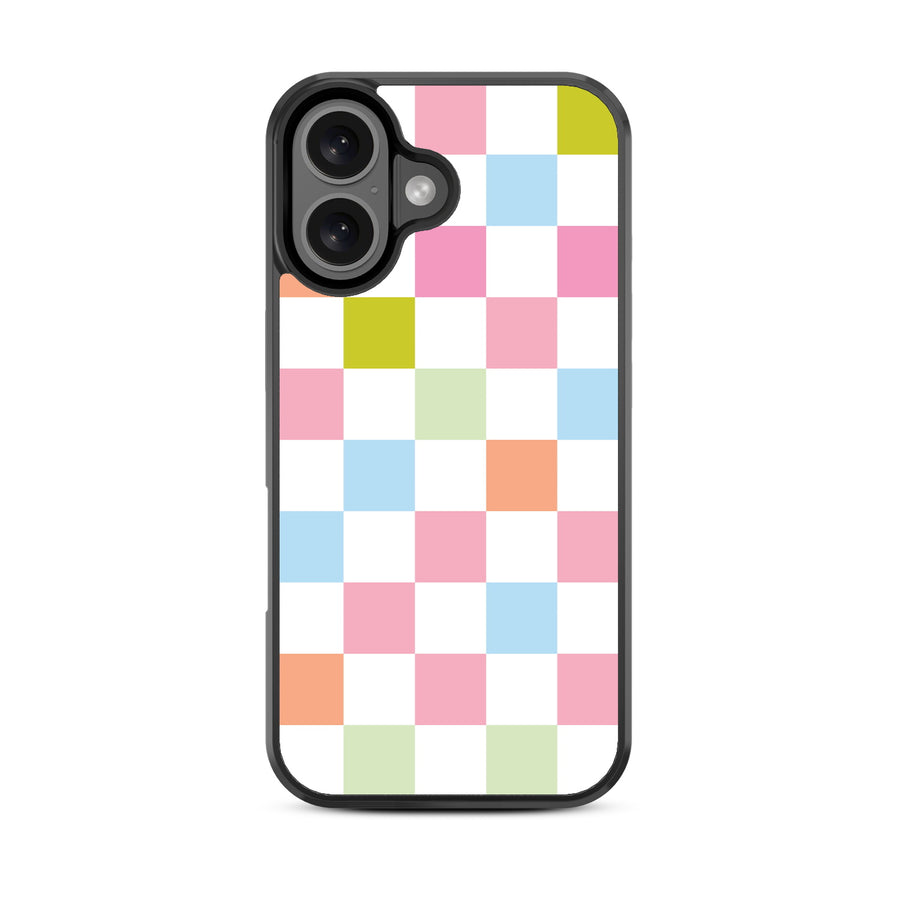 MyBat Design Lab Series Case for Apple iPhone 16 - Pastel Check - MIP16CSLESM480-3.jpg