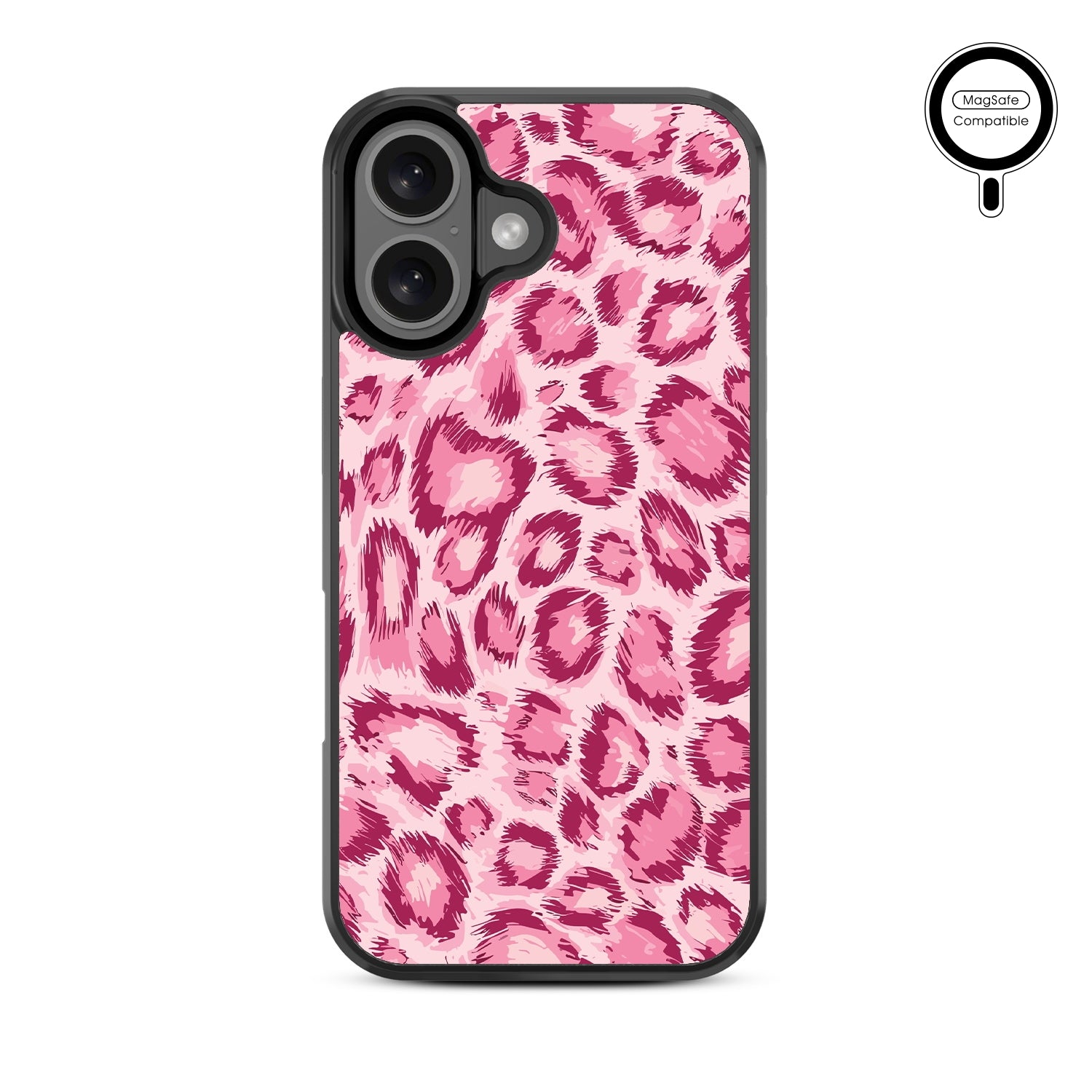 MyBat Design Lab Series MagSafe Case for Apple iPhone 16 - Pink Leopard Print - MIP16CSLESMSM007-3.jpg
