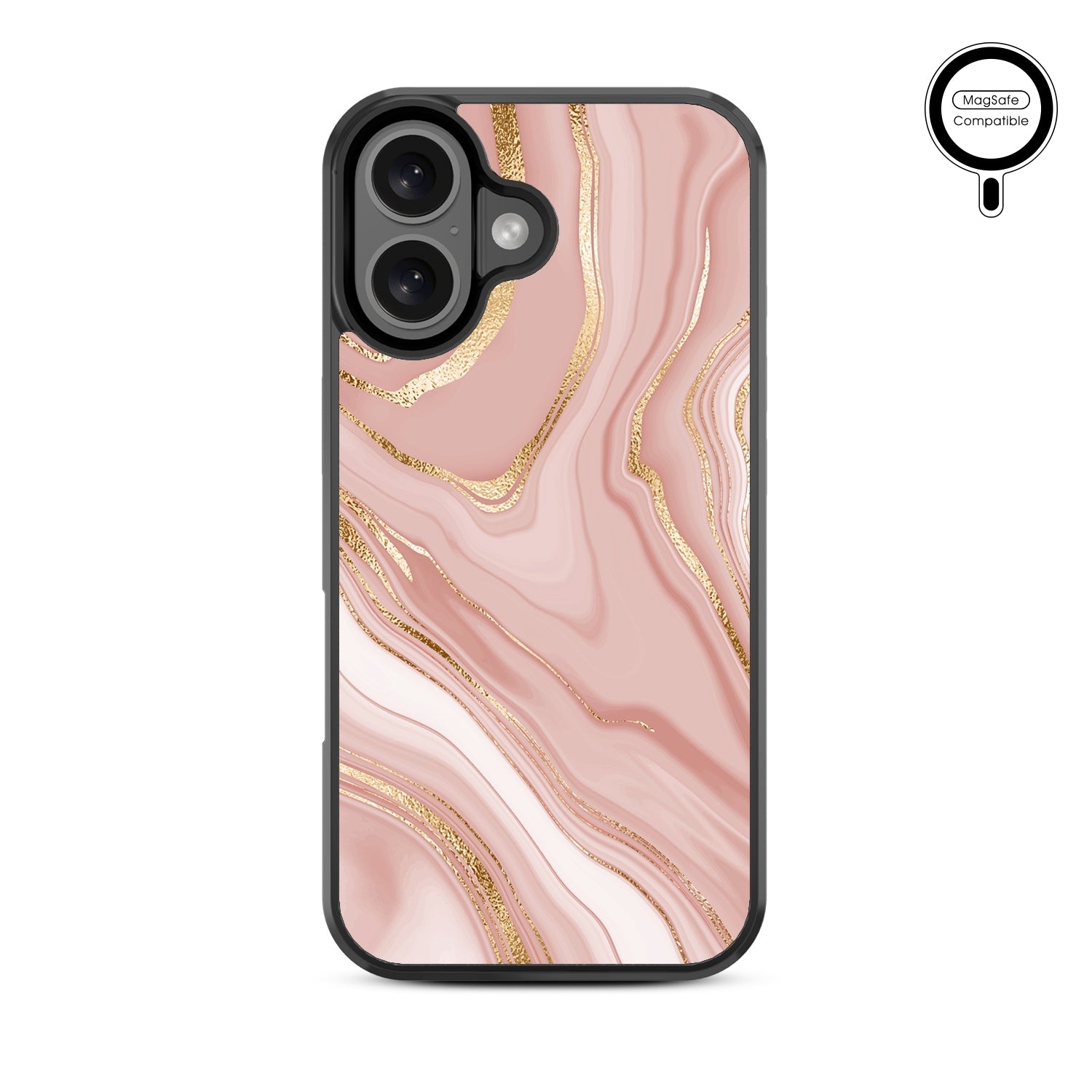 MyBat Design Lab Series MagSafe Case for Apple iPhone 16 - Pink Marble - MIP16CSLESMSM107-3.jpg