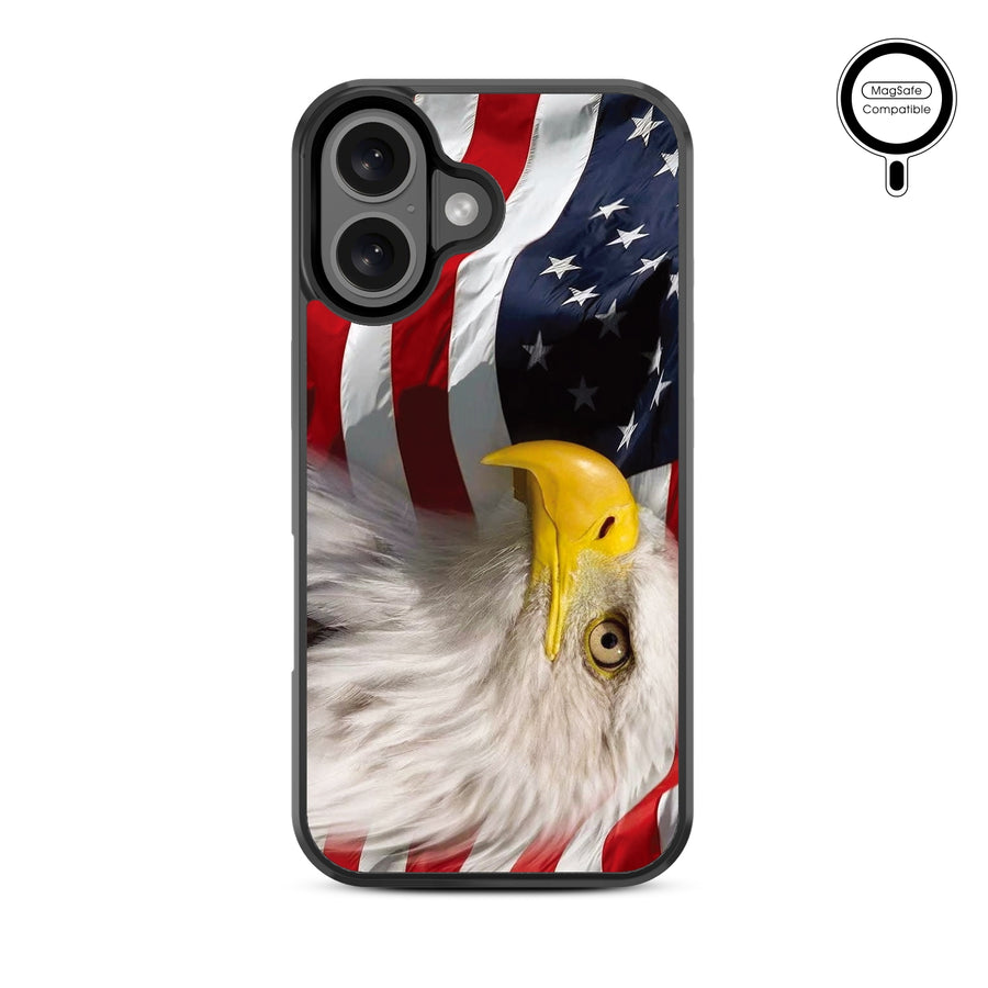 MyBat Design Lab Series MagSafe Case for Apple iPhone 16 - Soaring with Liberty - MIP16CSLESMSM181-3.jpg