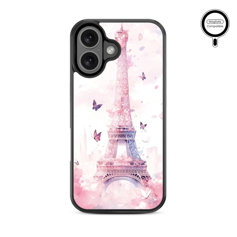MyBat Design Lab Series MagSafe Case for Apple iPhone 16 - Parisian Butterflies - MIP16CSLESMSM182-3.jpg