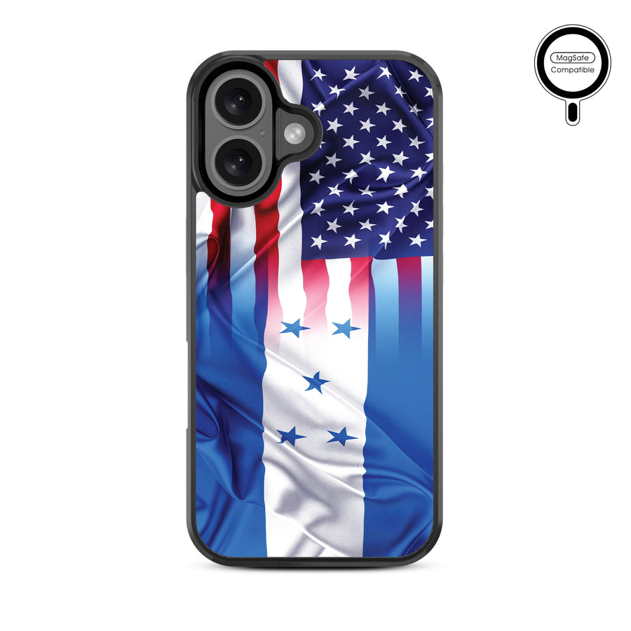 MyBat Design Lab Series MagSafe Case for Apple iPhone 16 - Honduras-USA Flag - MIP16CSLESMSM263-3.jpg
