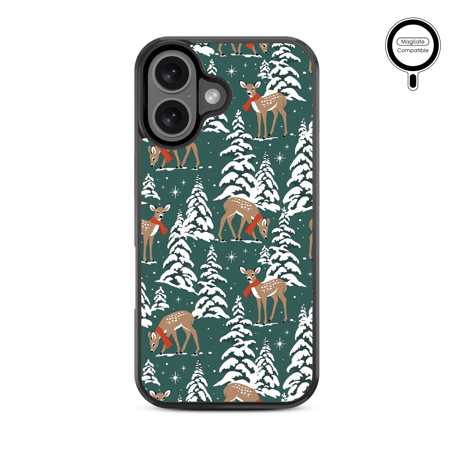 MyBat Design Lab Series MagSafe Case for Apple iPhone 16 - Pine & Prancer - MIP16CSLESMSM287-3.jpg