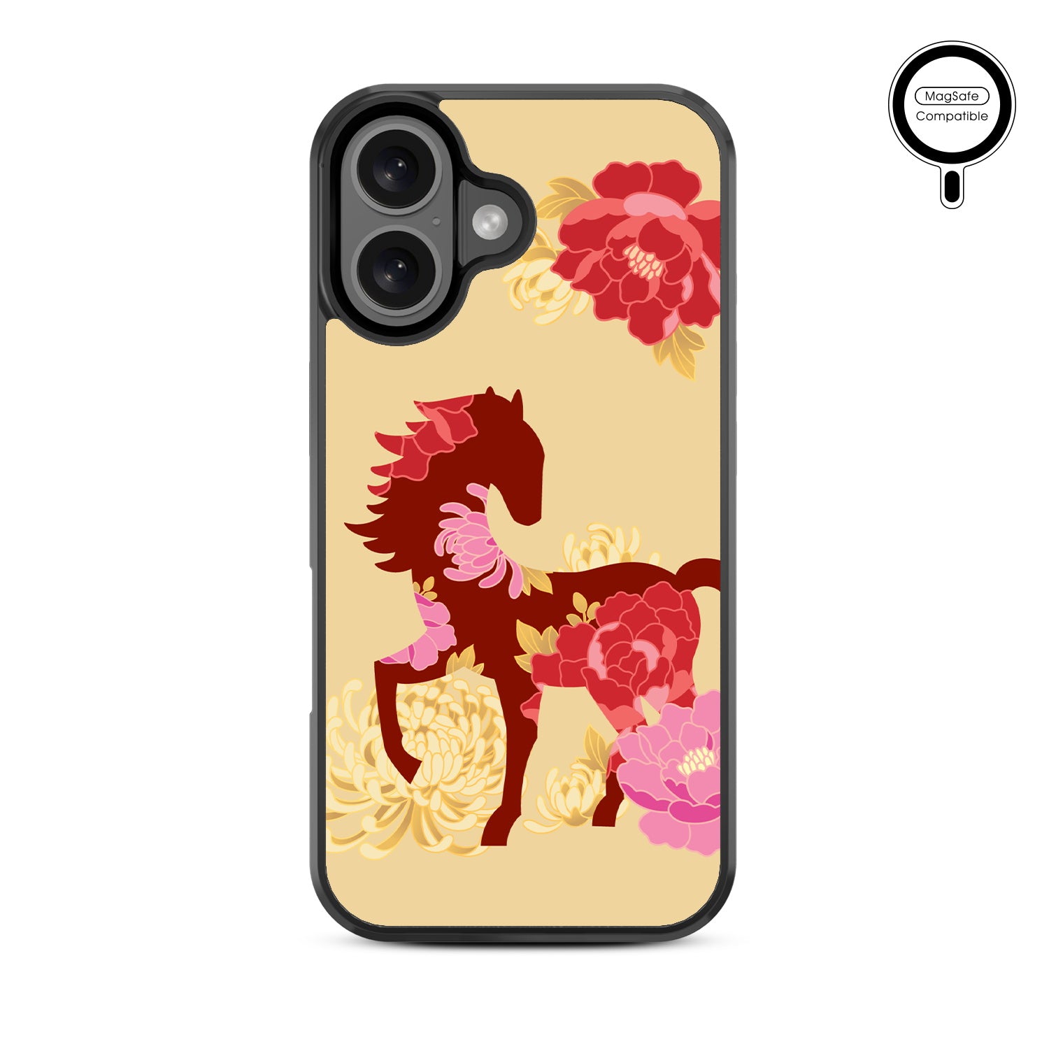 MyBat Design Lab Series MagSafe Case for Apple iPhone 16 - Peony Pedigree - MIP16CSLESMSM464-3.jpg