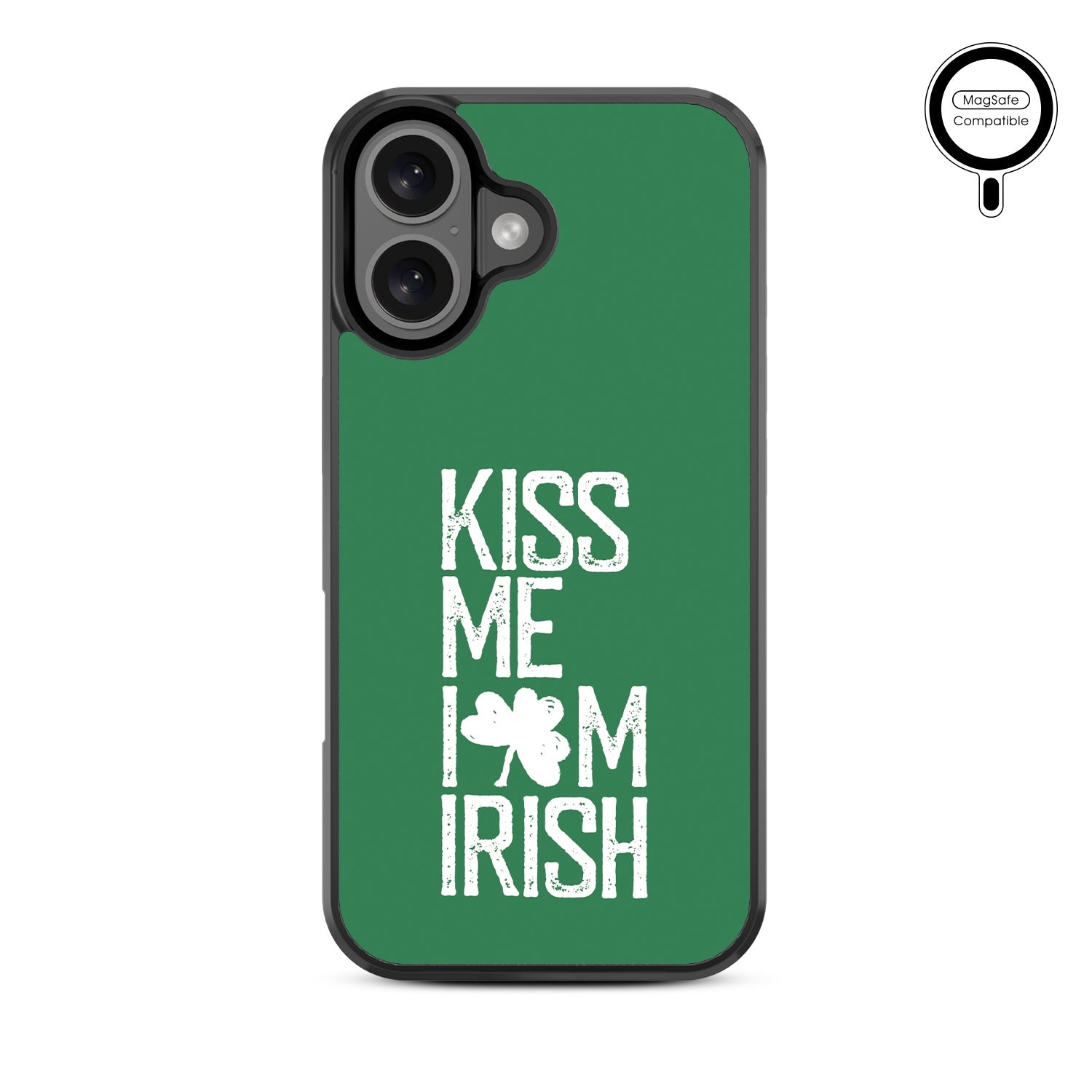 MyBat Design Lab Series MagSafe Case for Apple iPhone 16 - Kiss Me I'm Irish - MIP16CSLESMSM465-3.jpg