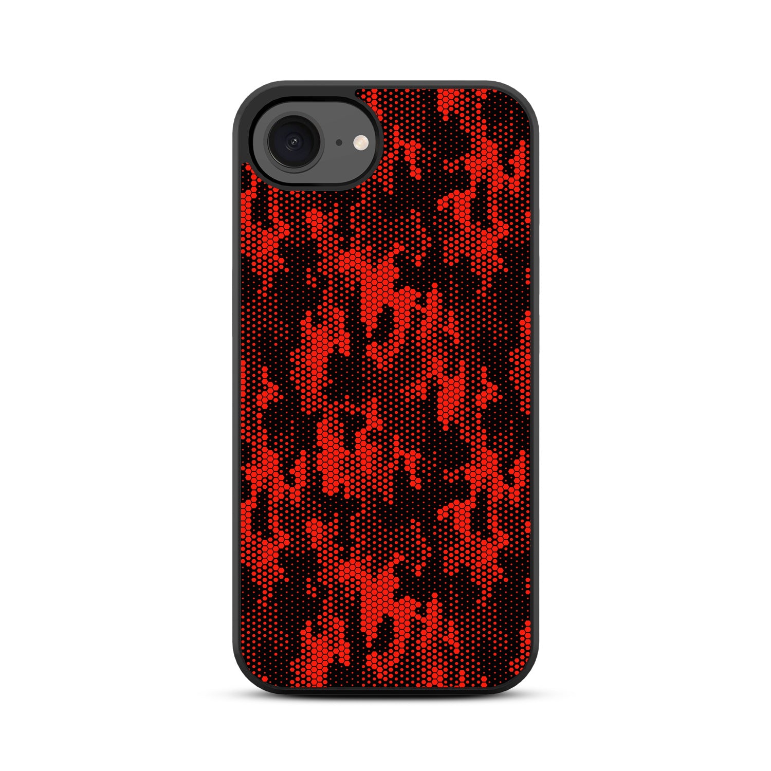MyBat Design Lab Series Case for Apple iPhone 17e / 16e - Red Digital Camouflage - MIP16ECSLESM086-3.jpg