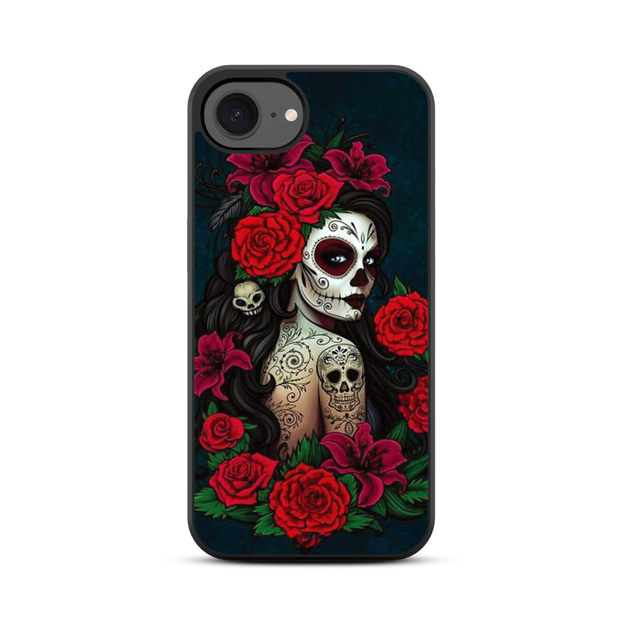 MyBat Design Lab Series Case for Apple iPhone 17e / 16e - Lady Of The Dead - MIP16ECSLESM189-3.jpg