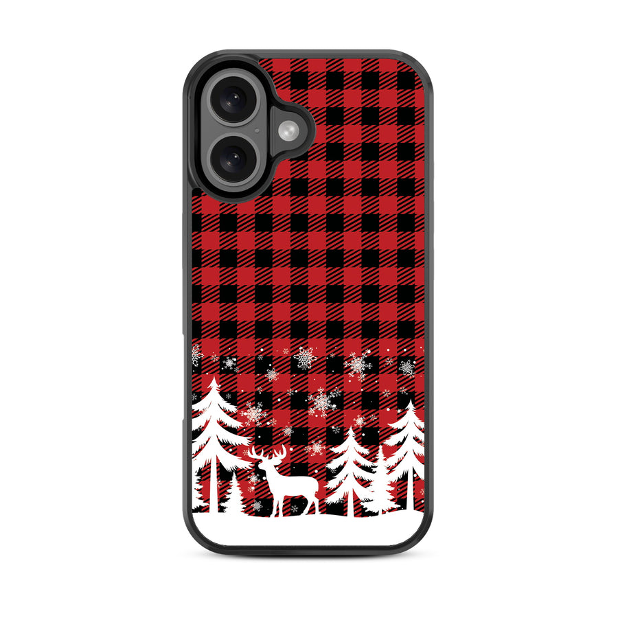 MyBat Design Lab Series Case for Apple iPhone 16 Plus - Reindeer Flannel - MIP16MCSLESM276-3.jpg