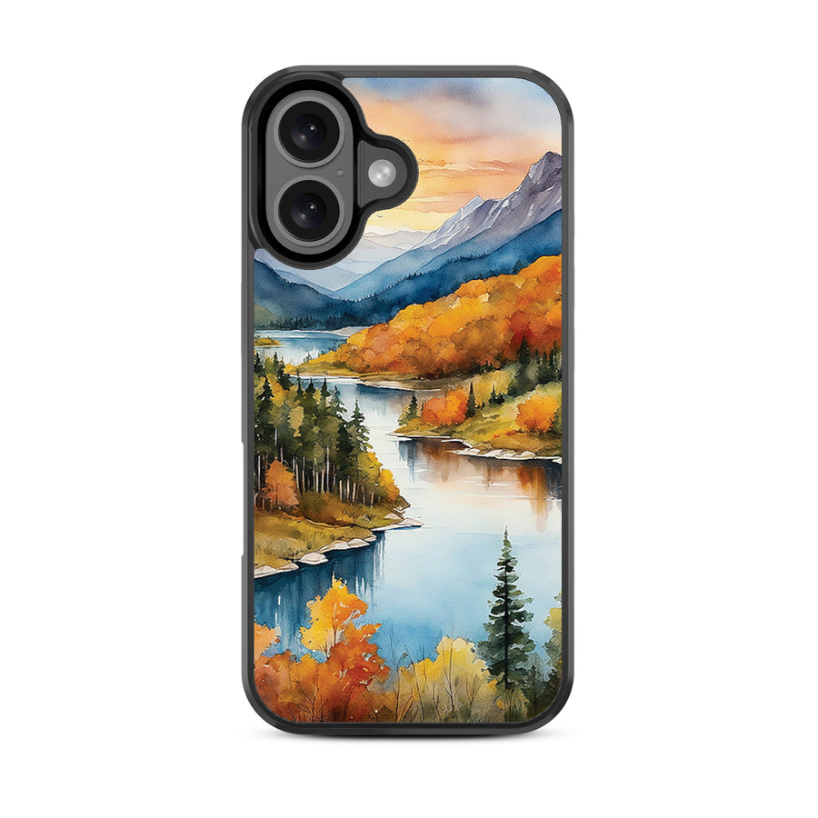MyBat Design Lab Series Case for Apple iPhone 16 Plus - Impressionist Foliage - MIP16MCSLESM452-3.jpg