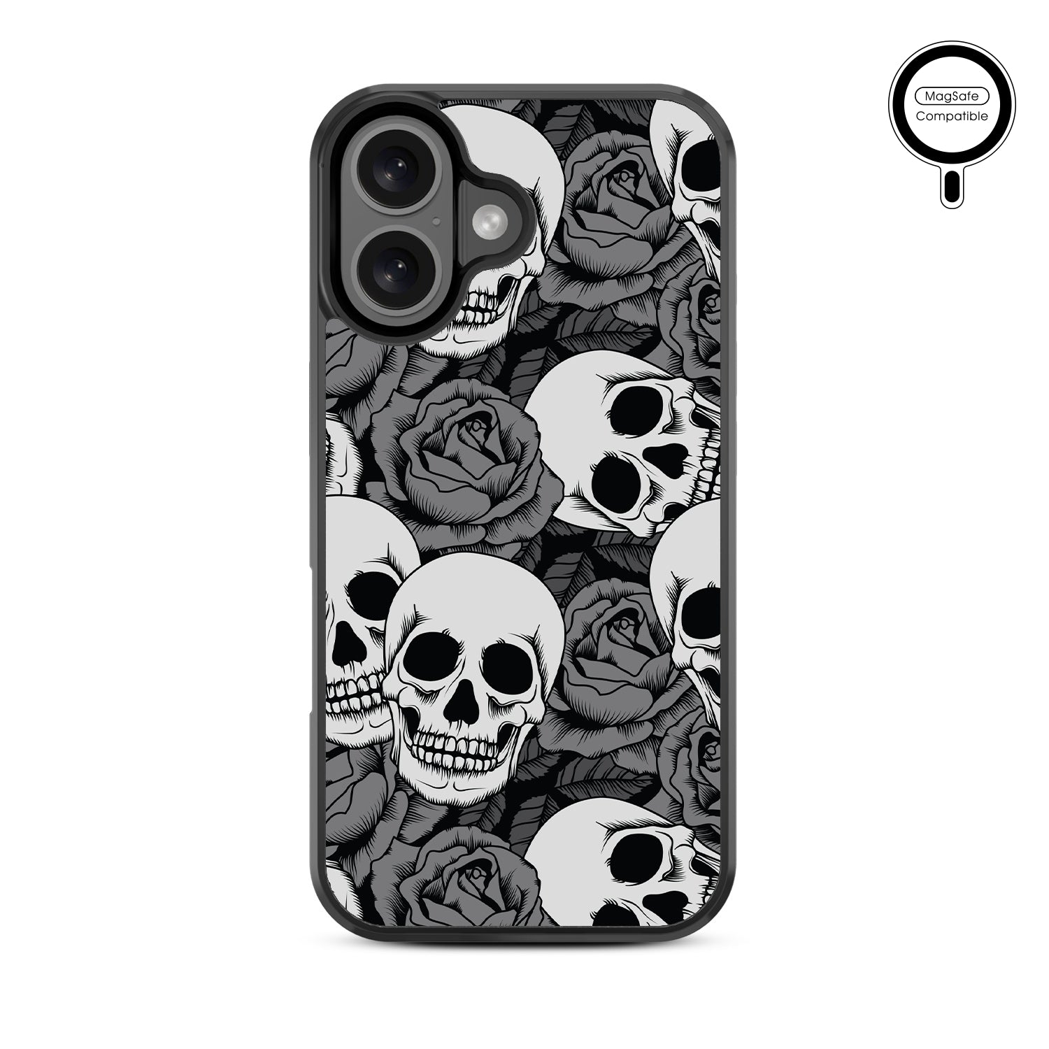 MyBat Design Lab Series MagSafe Case for Apple iPhone 16 Plus - Skull Garden - MIP16MCSLESMSM081-3.jpg