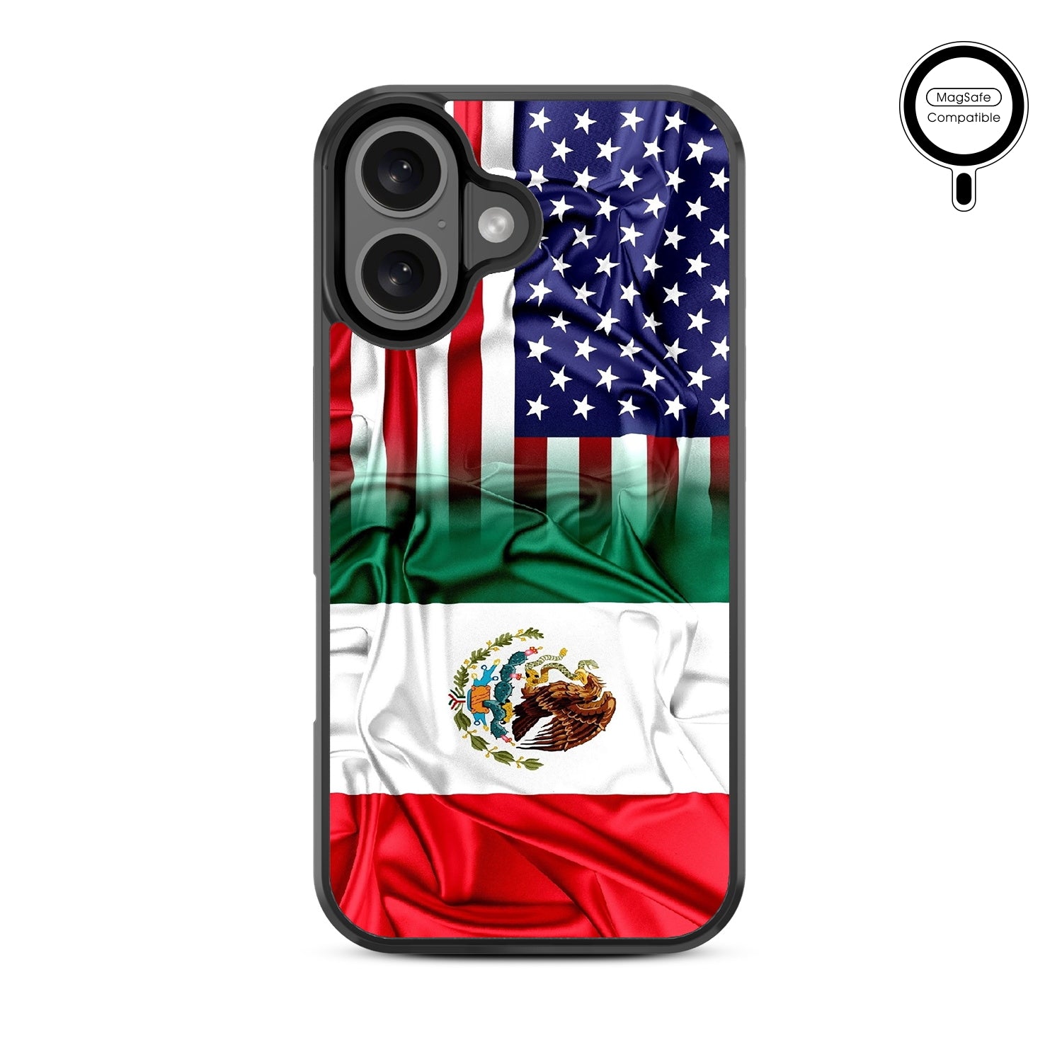 MyBat Design Lab Series MagSafe Case for Apple iPhone 16 Plus – Mexican-American Flag - MIP16MCSLESMSM168-3.jpg