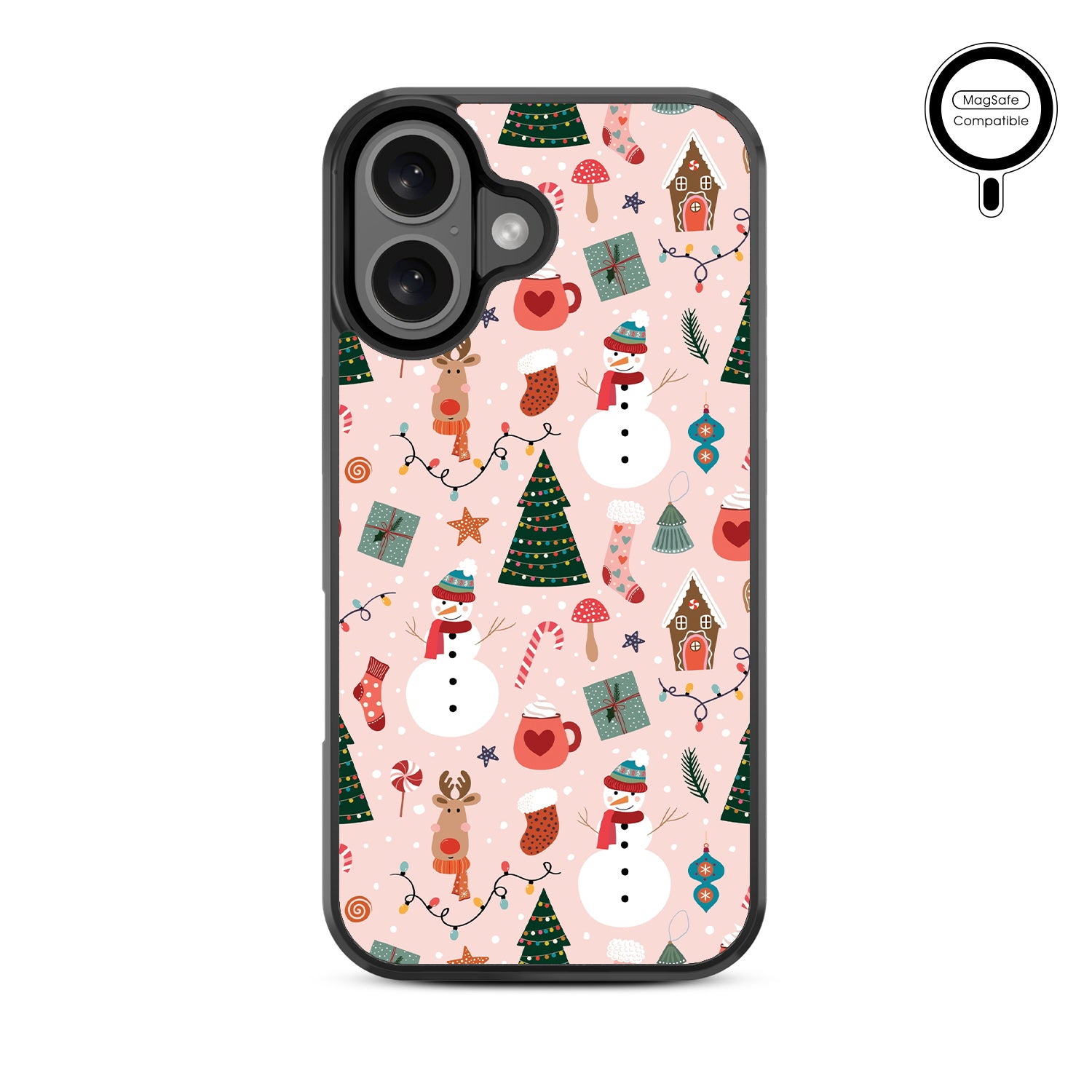 MyBat Design Lab Series MagSafe Case for Apple iPhone 16 Plus - Holly Jolly Time - MIP16MCSLESMSM288-3.jpg
