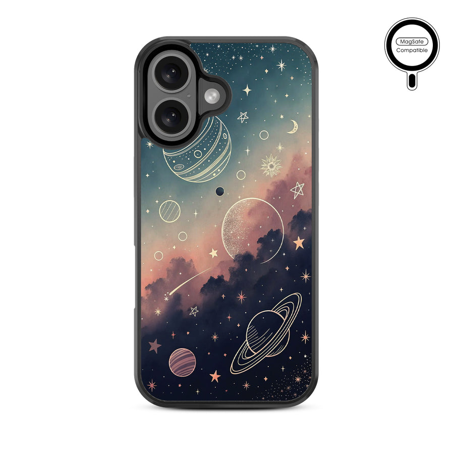 MyBat Design Lab Series MagSafe Case for Apple iPhone 16 Plus - Planets and Stars - MIP16MCSLESMSM356-3.jpg