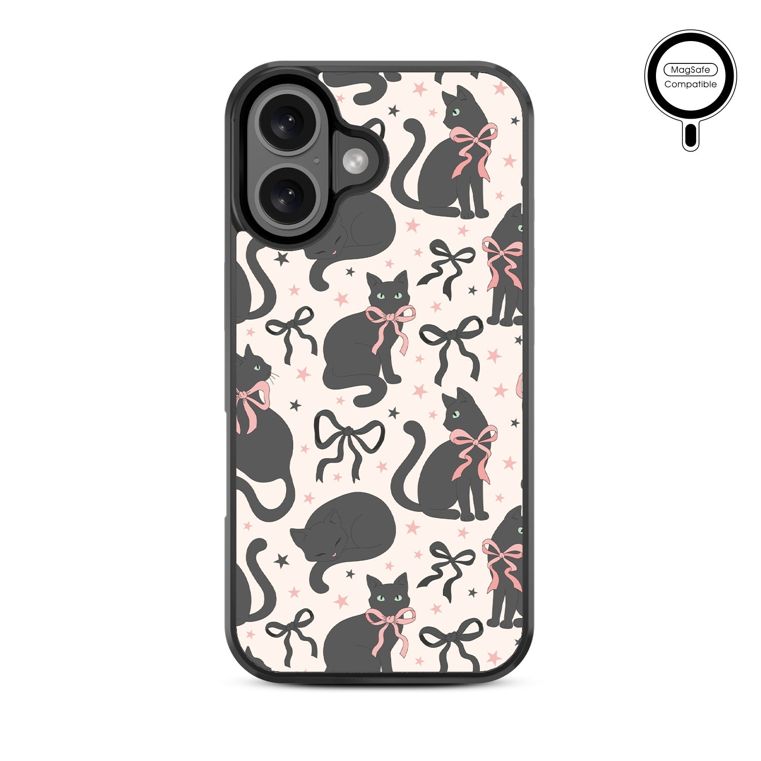 MyBat Design Lab Series MagSafe Case for Apple iPhone 16 Plus - Coquette Cat - MIP16MCSLESMSM410-3.jpg