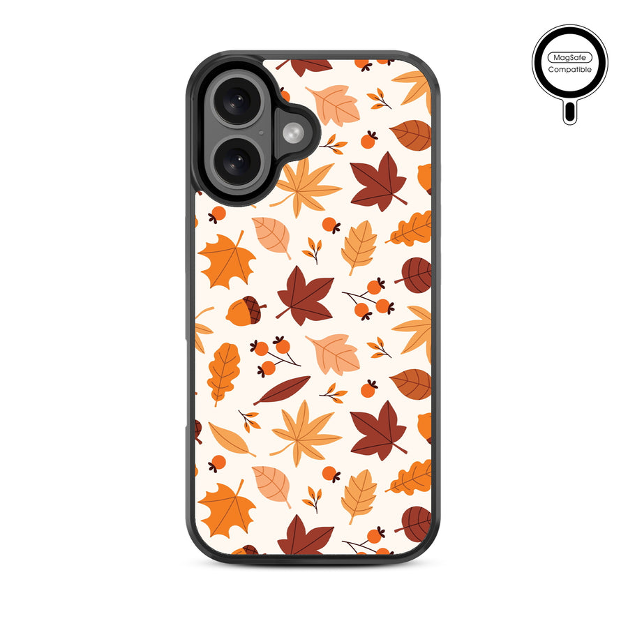 MyBat Design Lab Series MagSafe Case for Apple iPhone 16 Plus - Falling Leaves - MIP16MCSLESMSM424-3.jpg