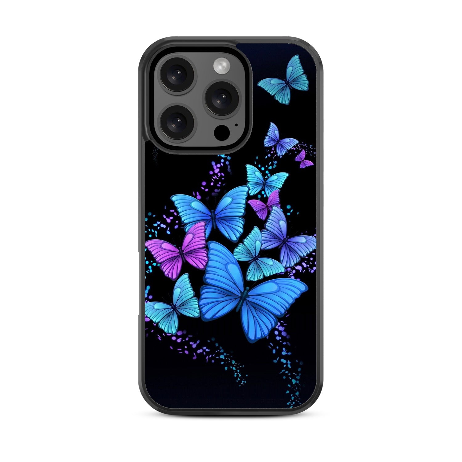 MyBat Design Lab Series Case for Apple iPhone 16 Pro - Butterfly Night - MIP16PCSLESM021-3.jpg