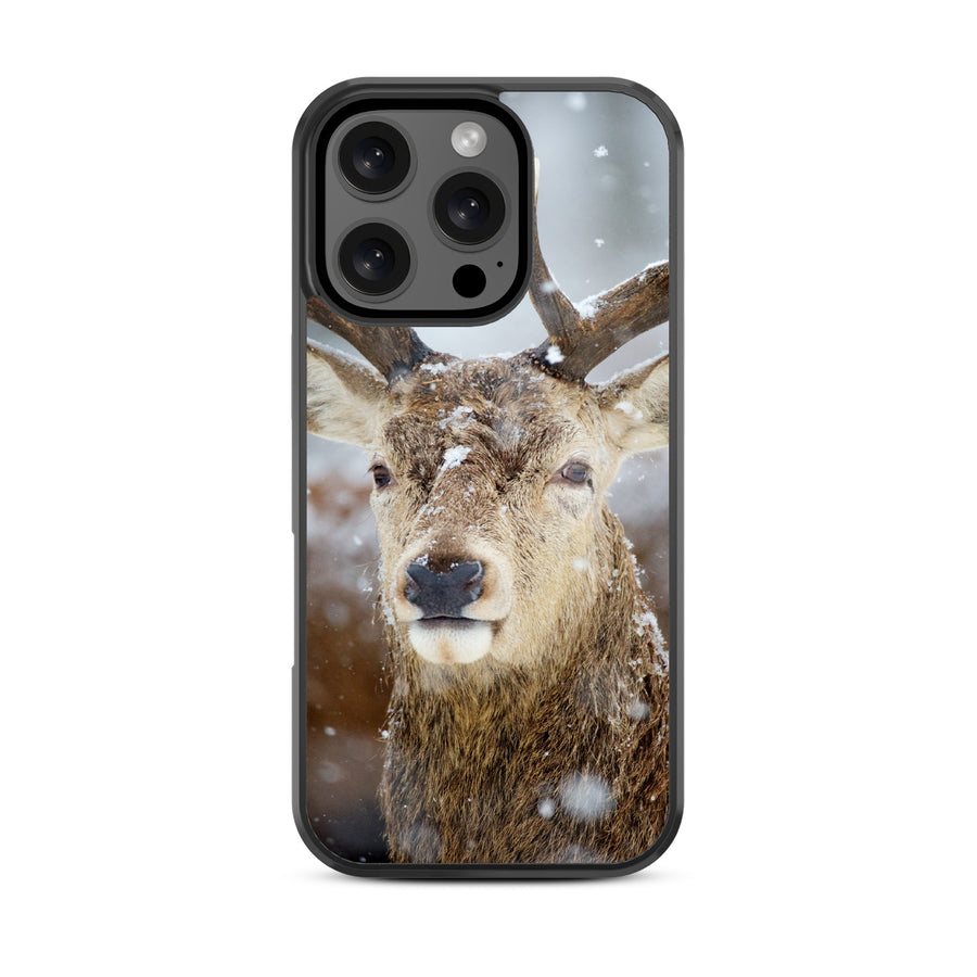 MyBat Design Lab Series Case for Apple iPhone 16 Pro - Deer in Winter - MIP16PCSLESM024-3.jpg