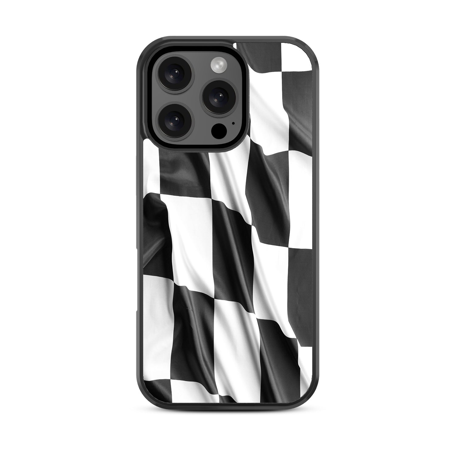 MyBat Design Lab Series Case for Apple iPhone 16 Pro - Racing Flag - MIP16PCSLESM040-3.jpg