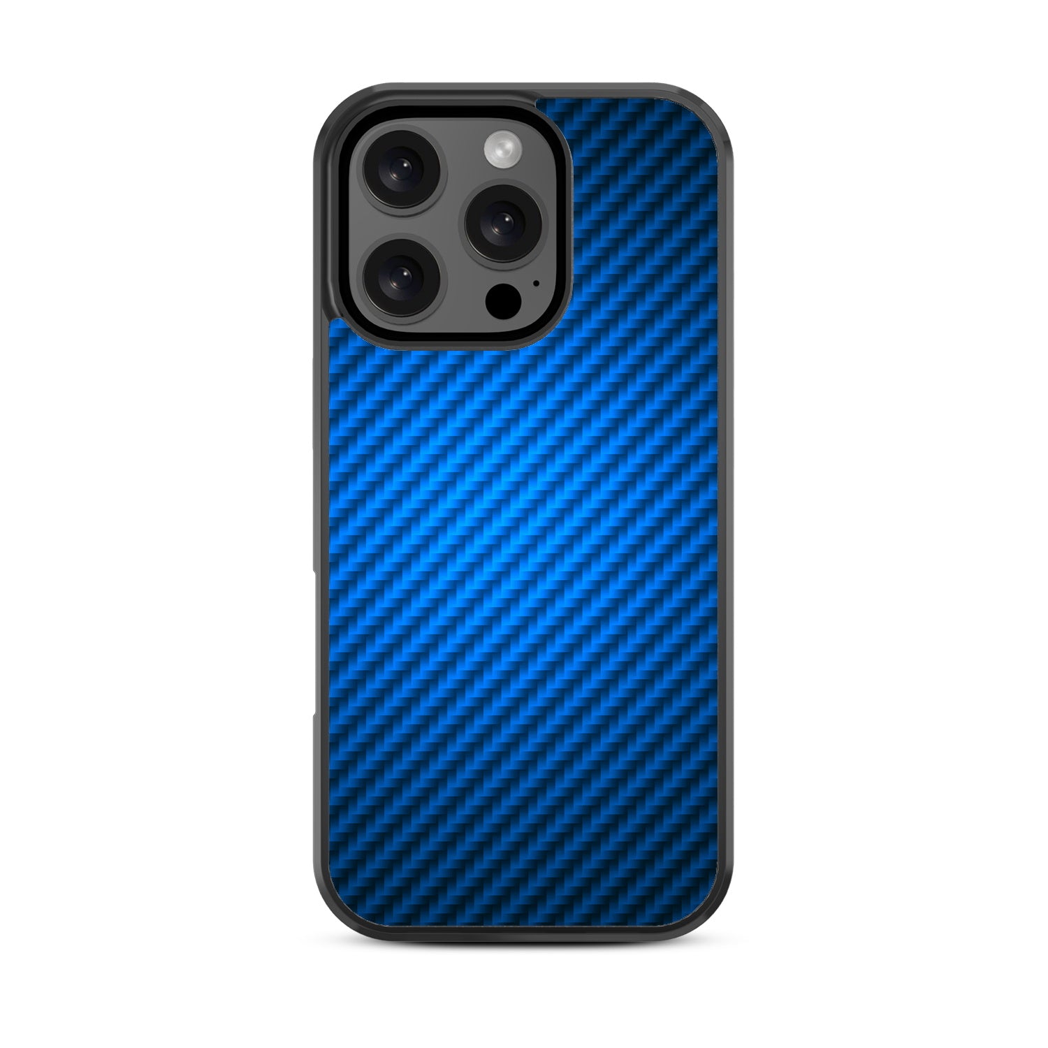 MyBat Design Lab Series Case for Apple iPhone 16 Pro - Blue Carbon Fiber - MIP16PCSLESM084-3.jpg