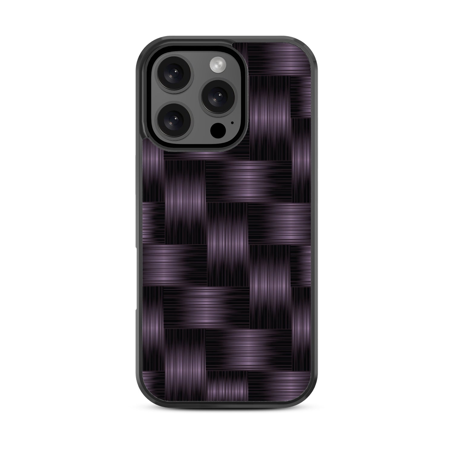 MyBat Design Lab Series Case for Apple iPhone 16 Pro - Woven Carbon Fiber - MIP16PCSLESM085-3.jpg
