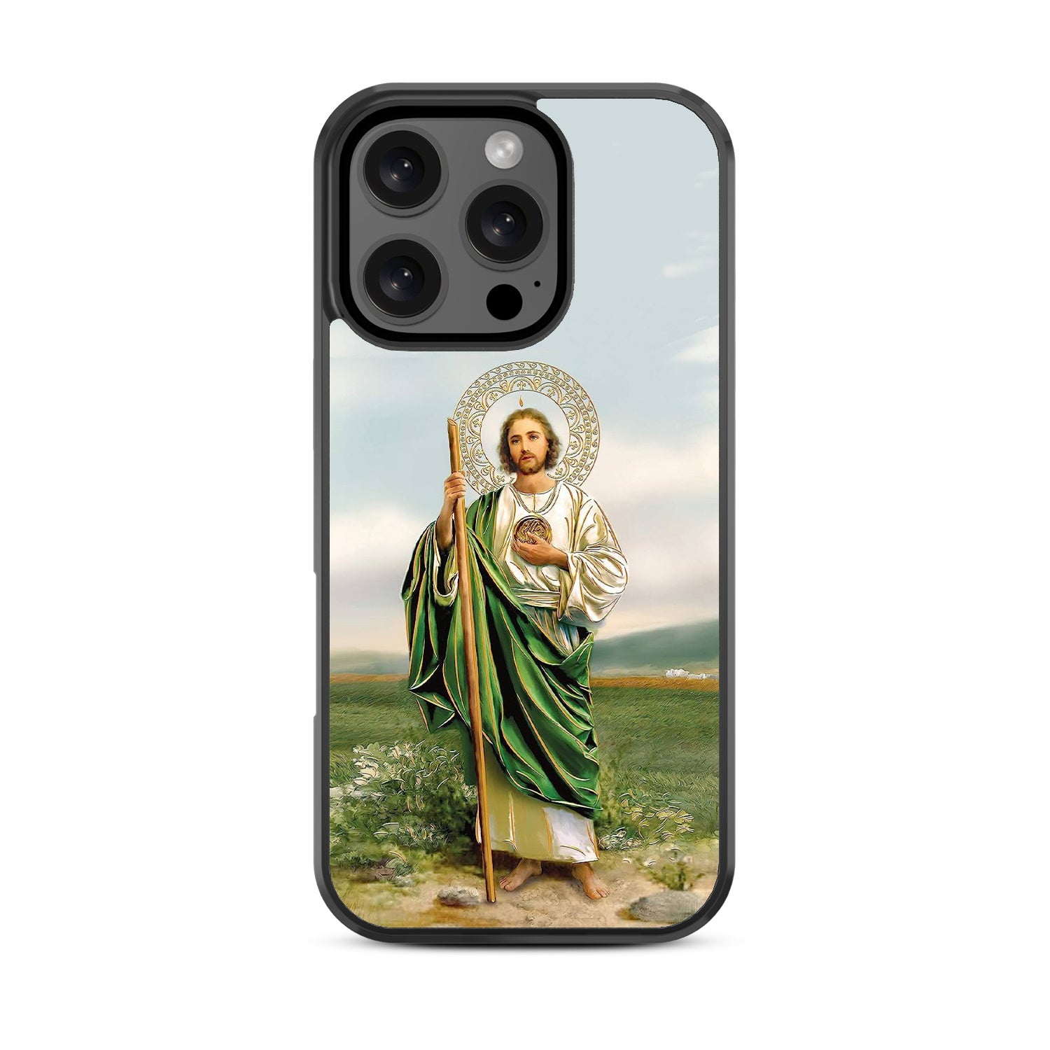 MyBat Design Lab Series Case for Apple iPhone 16 Pro - Saint Judas - MIP16PCSLESM138-3.jpg