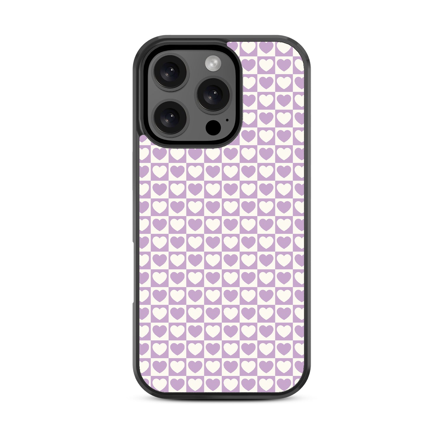 MyBat Design Lab Series Case for Apple iPhone 16 Pro - Heart Grid - MIP16PCSLESM339-3.jpg