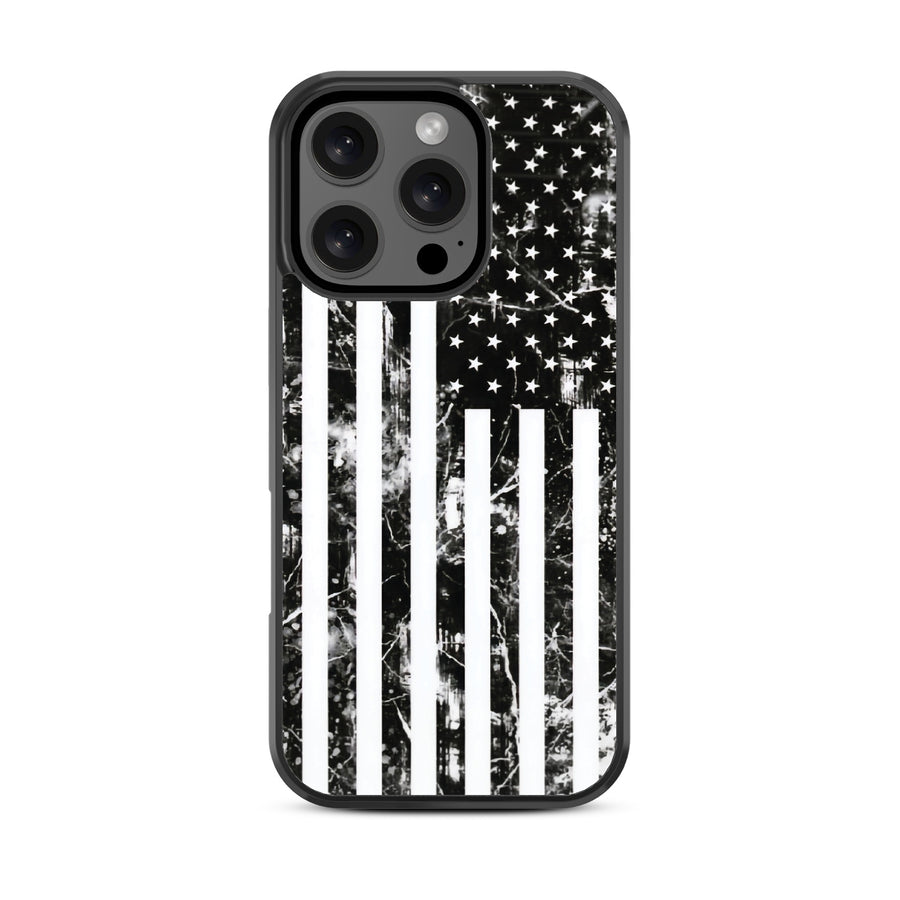 MyBat Design Lab Series Case for Apple iPhone 16 Pro - Distress US Flag - MIP16PCSLESM344-3.jpg