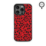 MyBat Design Lab Series MagSafe Case for Apple iPhone 16 Pro - Red Leopard Print - MIP16PCSLESMSM008-3.jpg