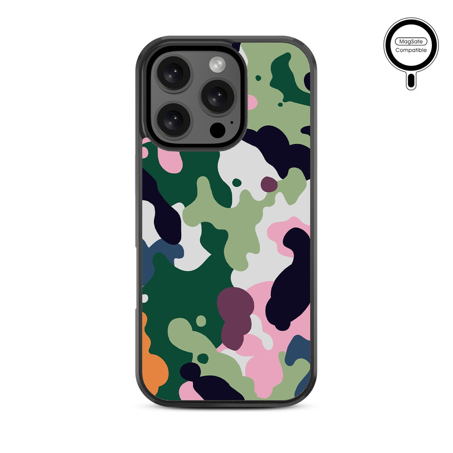 MyBat Design Lab Series MagSafe Case for Apple iPhone 16 Pro - Multicolor Camouflage - MIP16PCSLESMSM121-3.jpg
