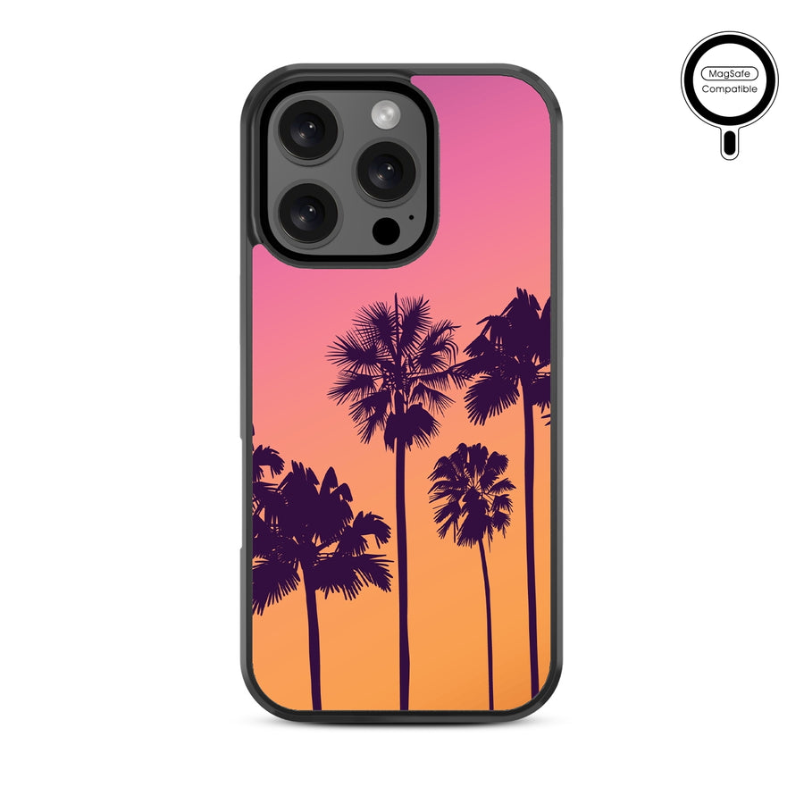 MyBat Design Lab Series MagSafe Case for Apple iPhone 16 Pro - Palm Tree Sunset - MIP16PCSLESMSM136-3.jpg