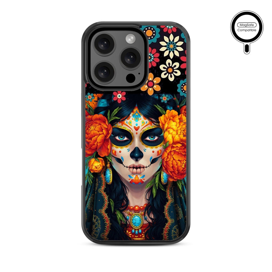 MyBat Design Lab Series MagSafe Case for Apple iPhone 16 Pro - Dia De Los Muertos - MIP16PCSLESMSM167-3.jpg