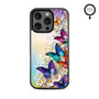 MyBat Design Lab Series MagSafe Case for Apple iPhone 16 Pro - Rainbow Butterflies - MIP16PCSLESMSM187-3.jpg