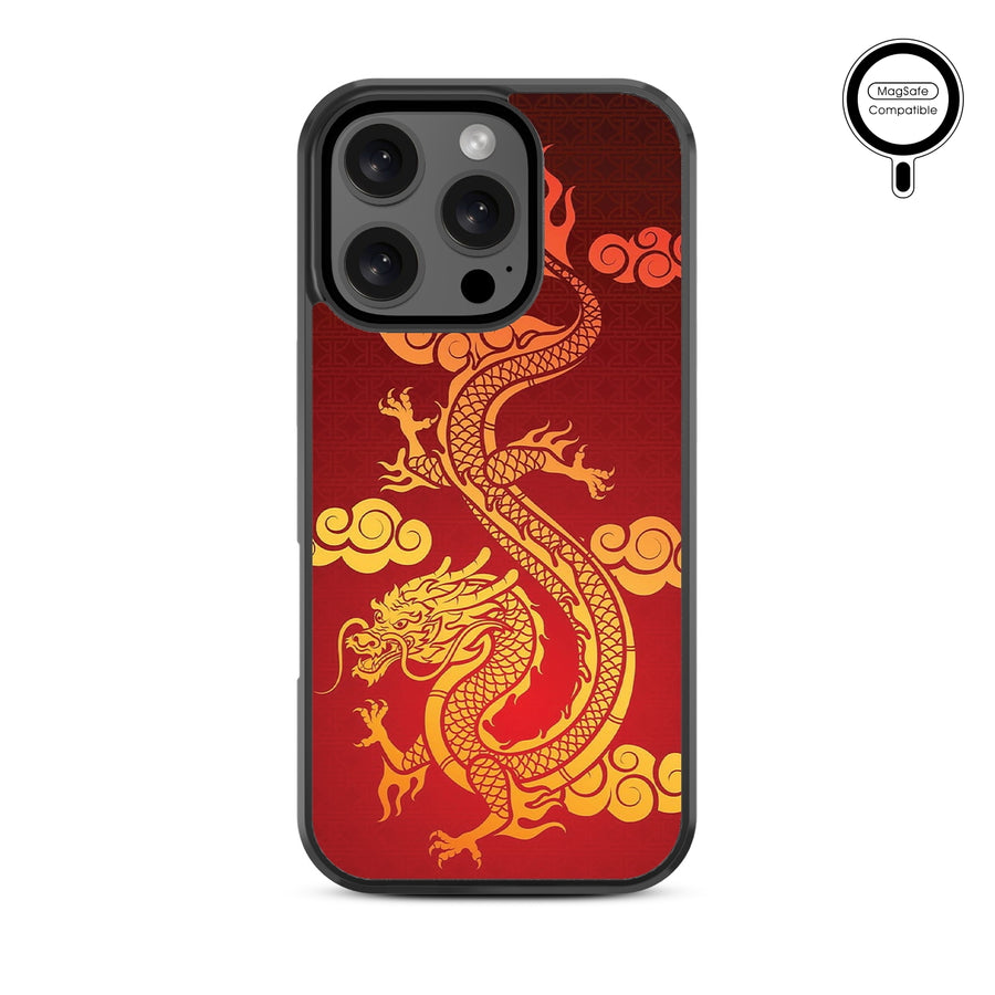 MyBat Design Lab Series MagSafe Case for Apple iPhone 16 Pro - Golden Dragon - MIP16PCSLESMSM213-3.jpg