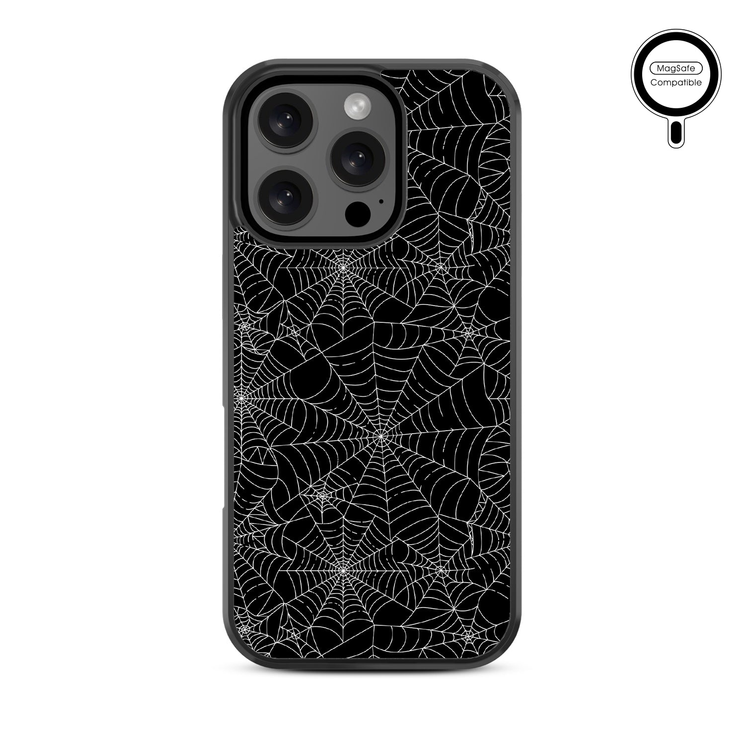 MyBat Design Lab Series MagSafe Case for Apple iPhone 16 Pro - Spider Web - MIP16PCSLESMSM217-3.jpg